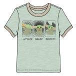 Baby Yoda Attack Snack Protect Shirt, Green