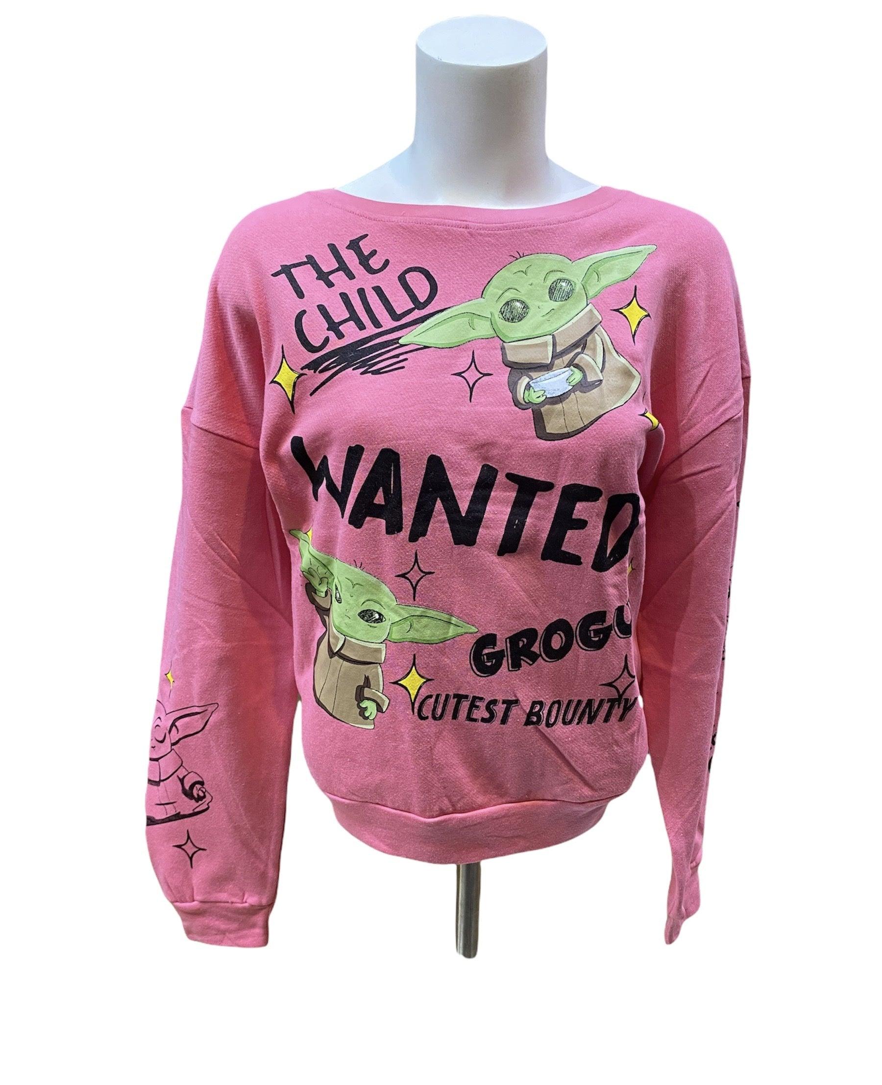 Baby Yoda Juniors Pullover Sweatshirt