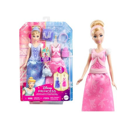 Disney Princess Cinderella Fashion Doll with 2 Looks