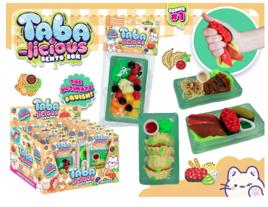Taba-licious Bento Box Squishy Assrt - 1pc
