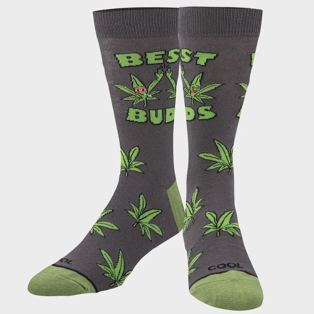 Best Buds - Cool Socks Mens Crew Folded