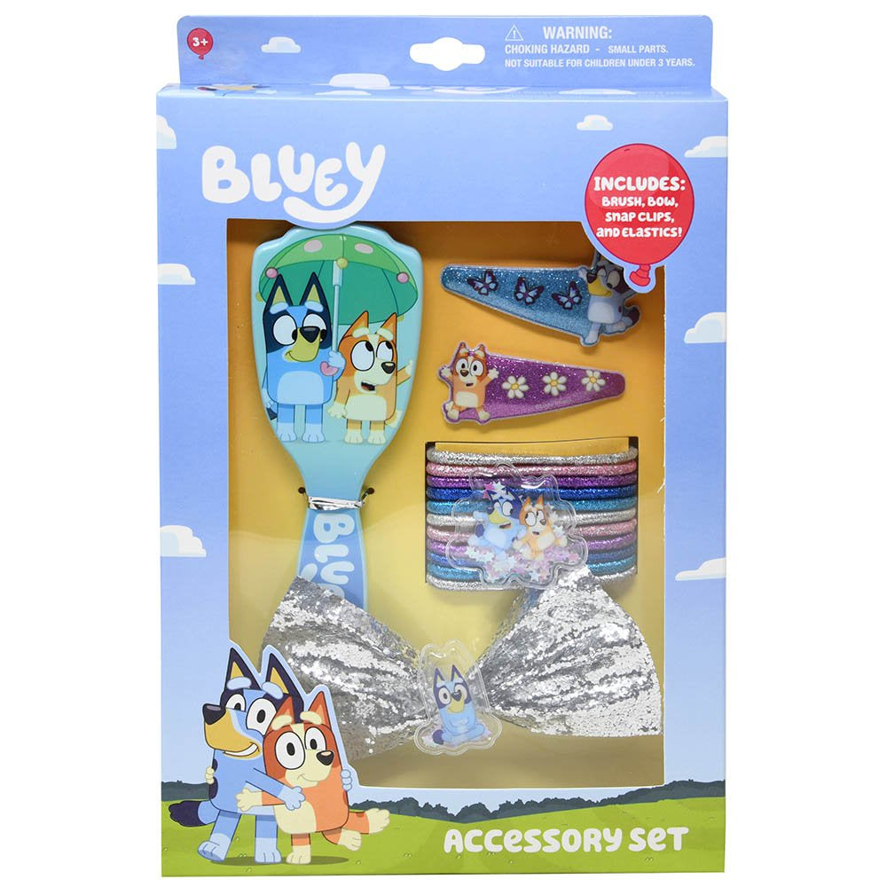 Bluey Brush & Hair Accessories in Box