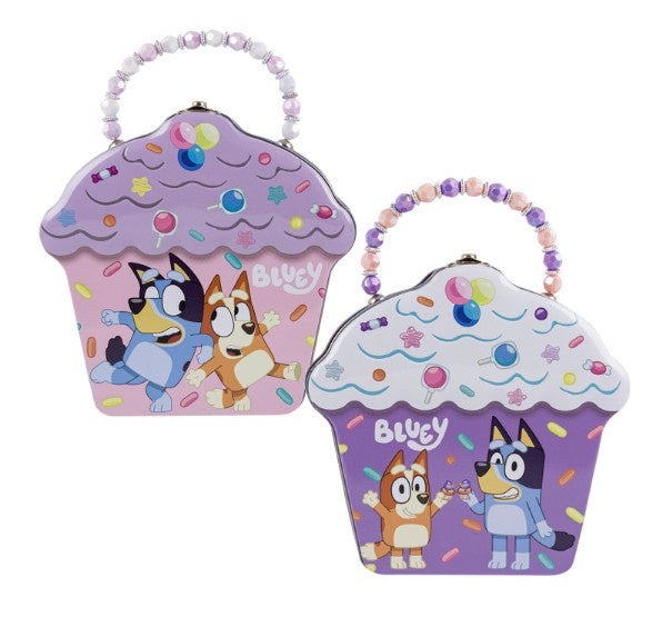 Disney Bluey Tin Cupcake Lunchbox Asst
