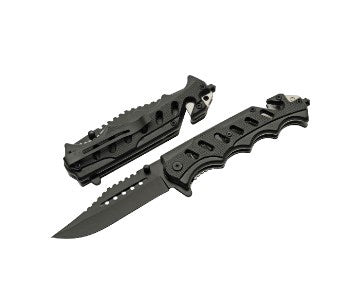 FK-4.75" BlacK Tactical Folder Knife