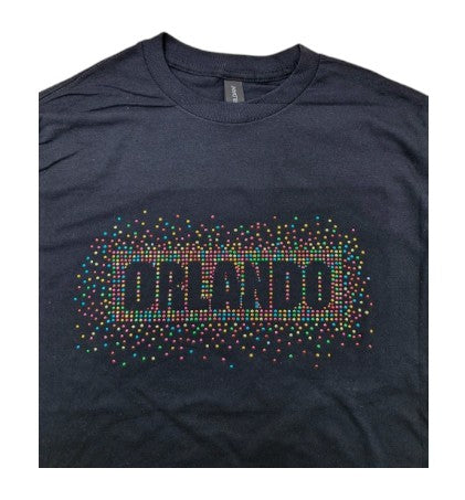 Black Orlando T-shirt w/Stone KK55