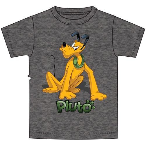 Boys Black Heather Tee Mad Pluto Shirts