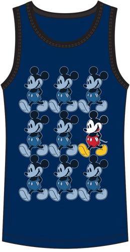 Boys Tank Mickey Mouse Roll, Navy Black
