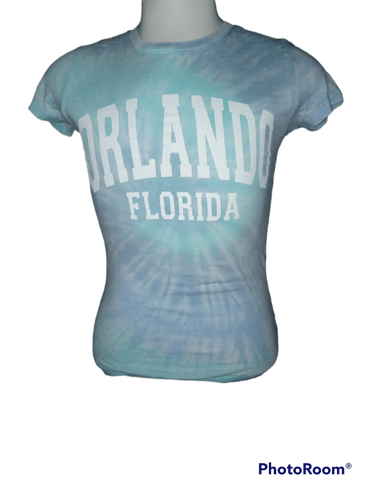 Burn Out Tie Dye Baby T-#20 Seafoam