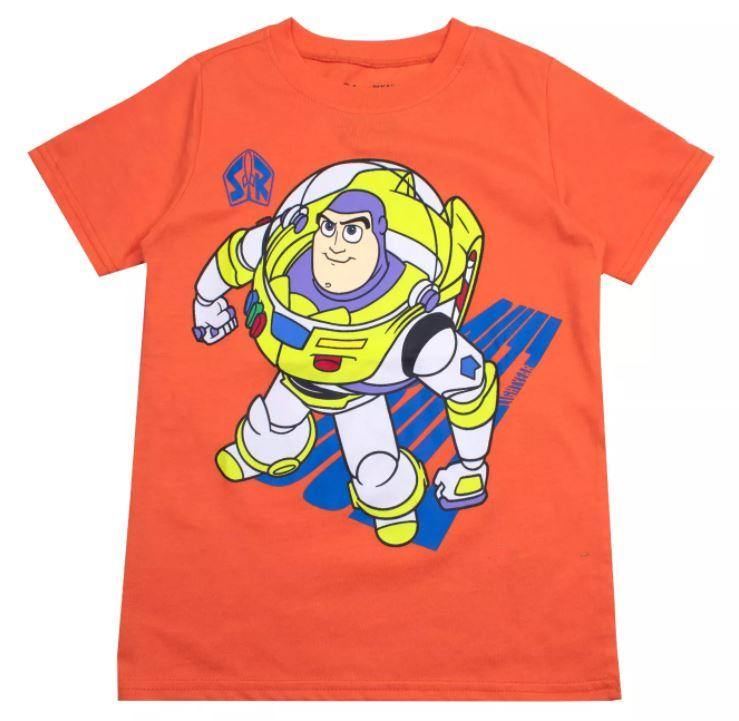 Buzz Lightyear Boy's Tee Orange Size