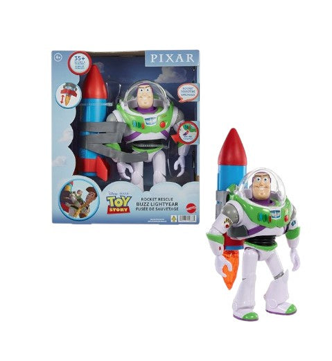 Toy Story Talking & Moving Buzz Rocket Rescue Lightyear w/20+ Sounds