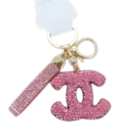 CC Fashion Crystal Keychain - Pink