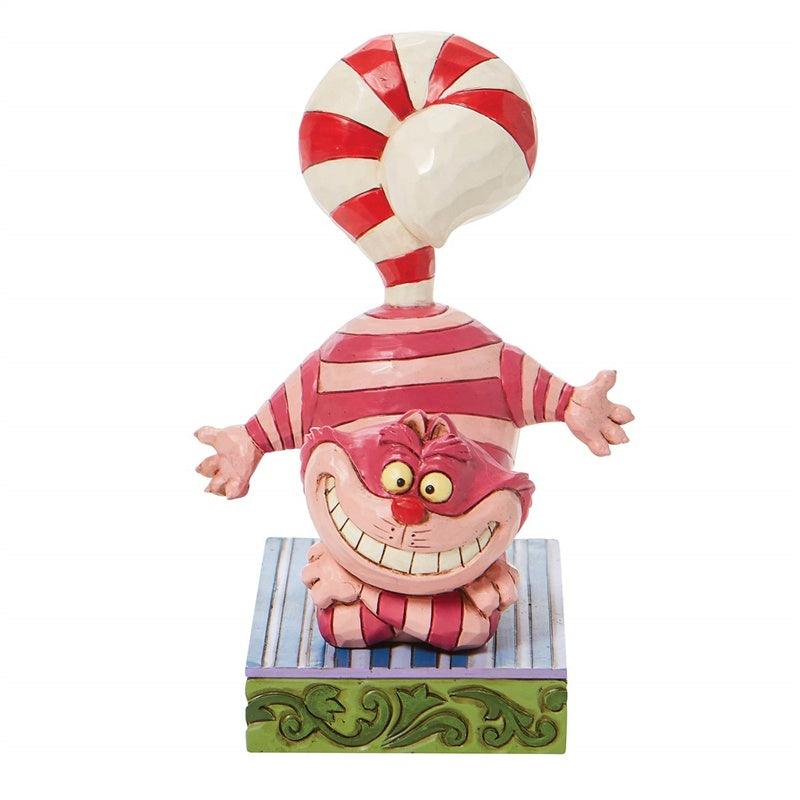 Cheshire Cat Candy Cane Tail Statue