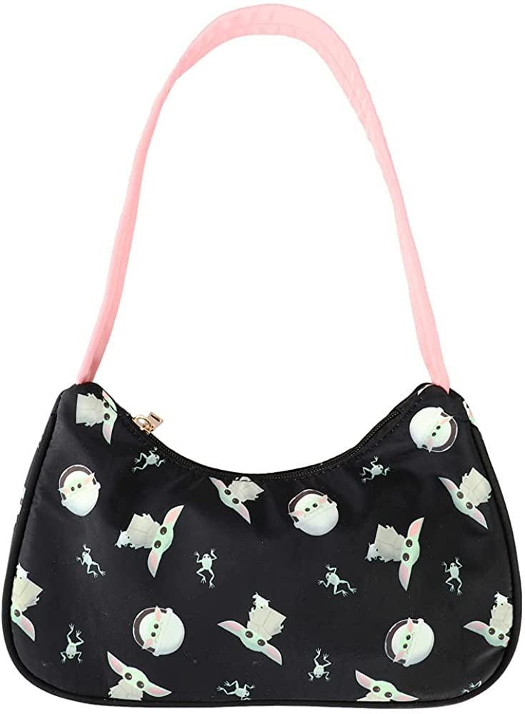 Child Toss Pattern Printed Nylon Handbag