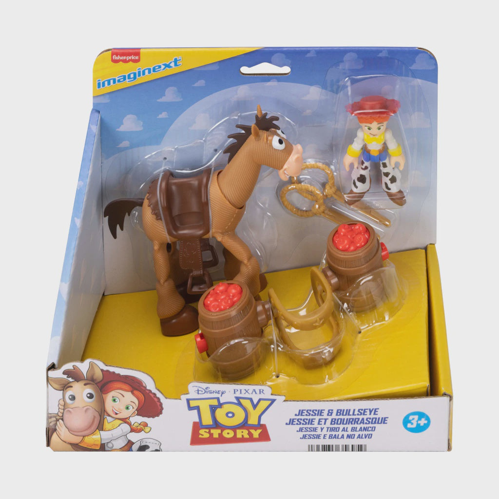 Jessie & Bullseye Play Set, Projectiles & Saddle,
