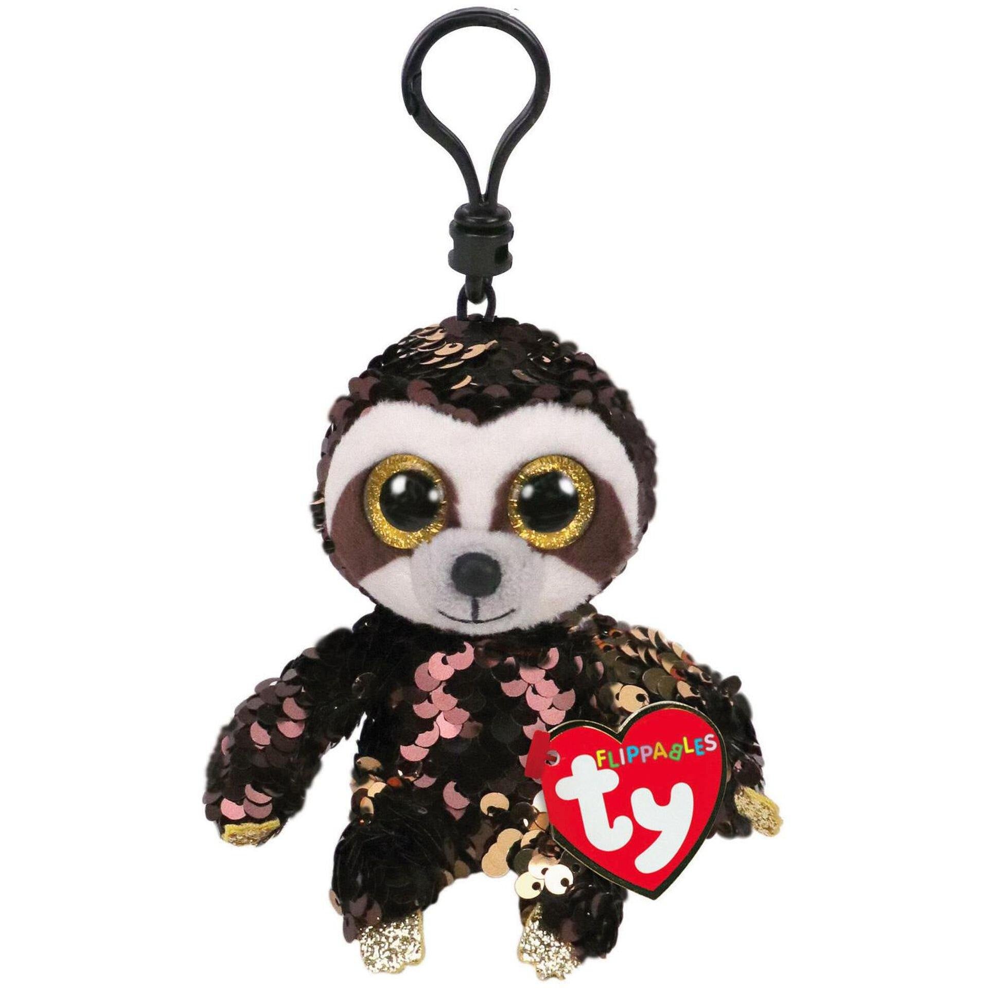 Dangler Sequin Plush Clip 4"