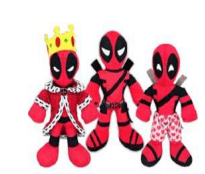 Deadpool 9" Standing Plush