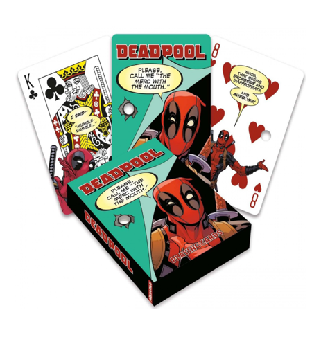 Deadpool Quotes Playing Cards