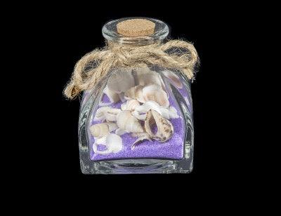 DECO BOTTLE W/ SAND & SHELLS