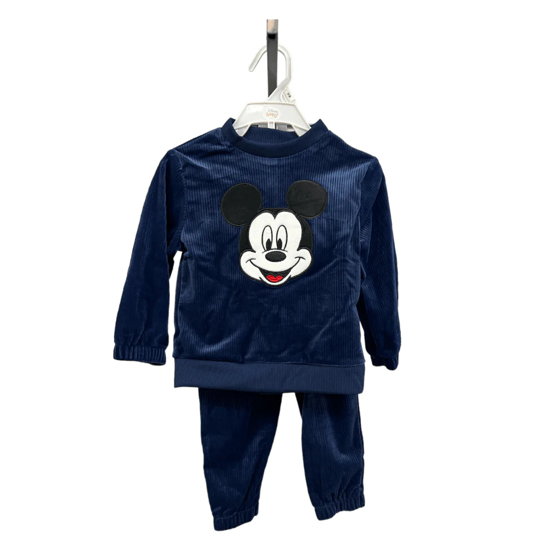 Disney Baby 2Pc Pant Set Mickey Navy