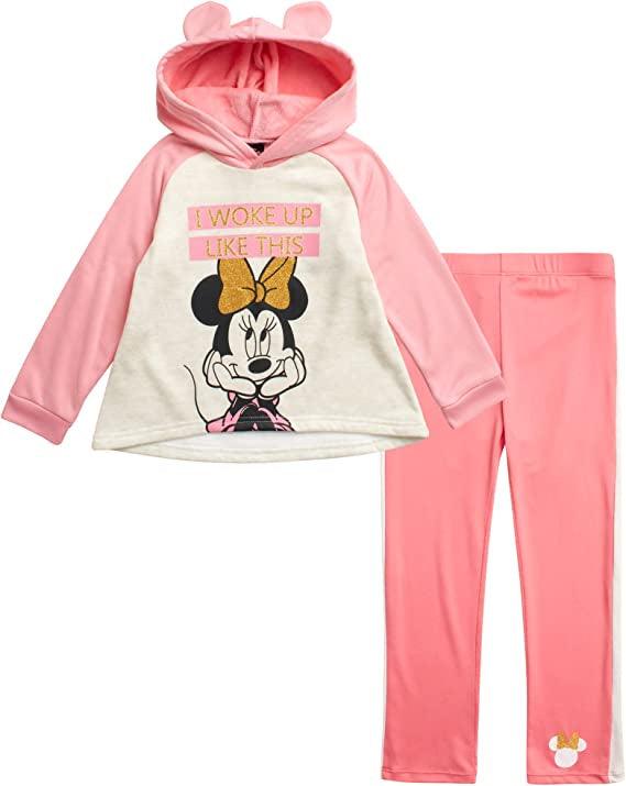 Disney Baby Girls Minnie Mouse Fleece Hoodie and Legging