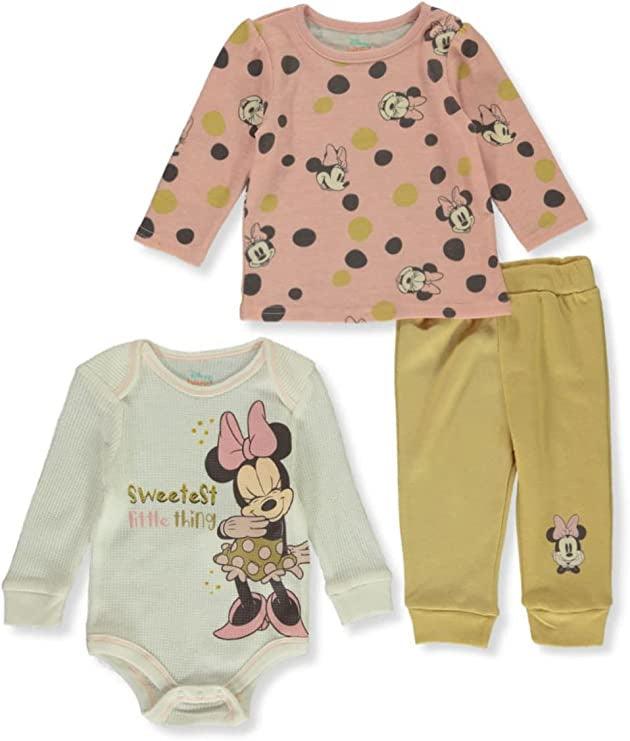 Disney Minnie Mouse Girls' Sweatshirt and Jogger Set for Toddler