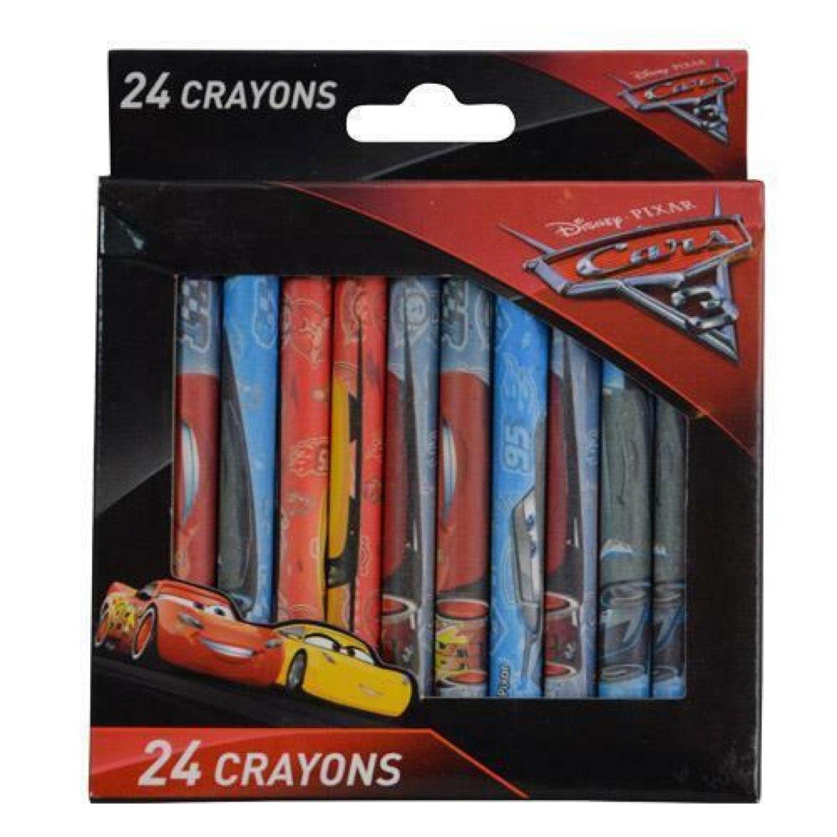 Disney Cars 3 24pc Crayons in Window Box