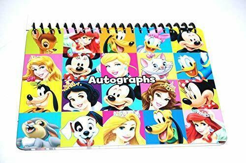 Disney Characters Spiral Autograph Book