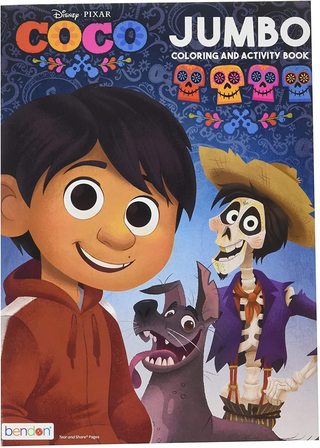 Disney Coco Coloring & Activity Book For Kids