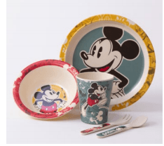 Disney Dancing Mickey 5pc Bamboo Set