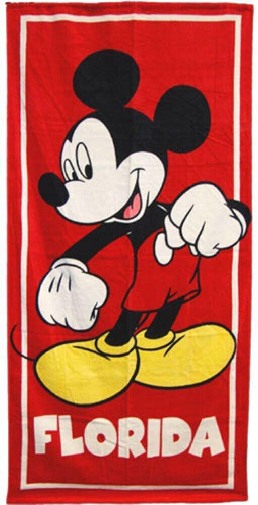 Disney FL Classic Mickey Red Beach Towel
