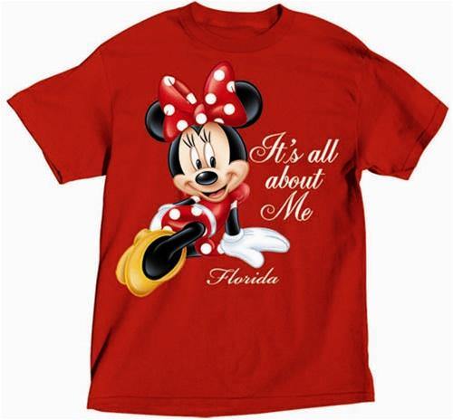 Disney Florida All About Me Minnie Adult T-Shirt
