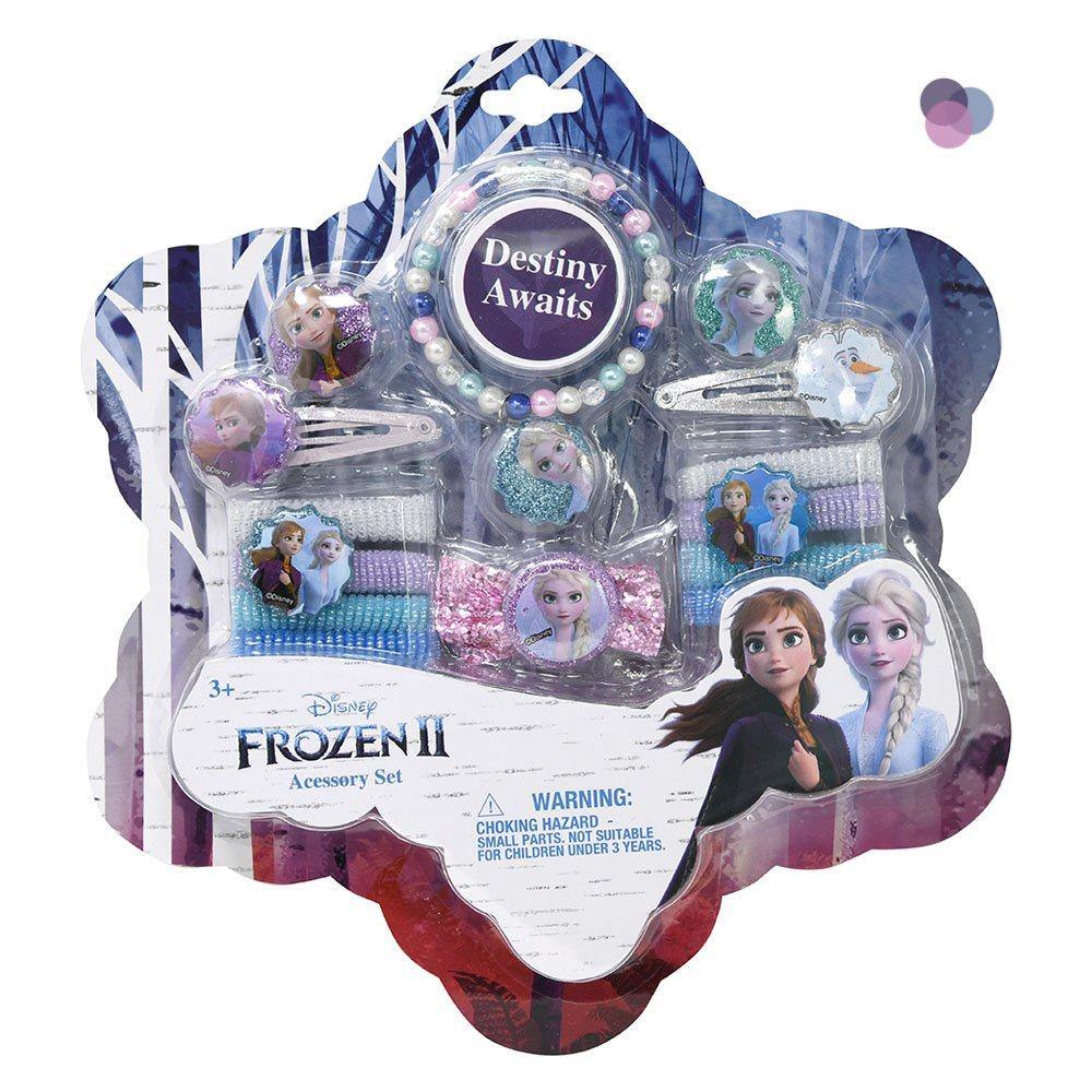 Disney Frozen II 14 Piece Accessory Set on Star Shaped Blister Pack