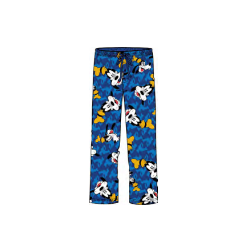 Disney Goofy All Over Mens Printed Pajama Pant Blue