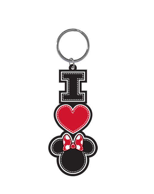 Disney I heart Minnie Laser Cut Keychain