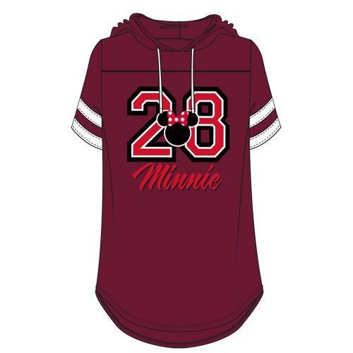 Disney Junior Fashion Hooded Football Tee 28 Minnie