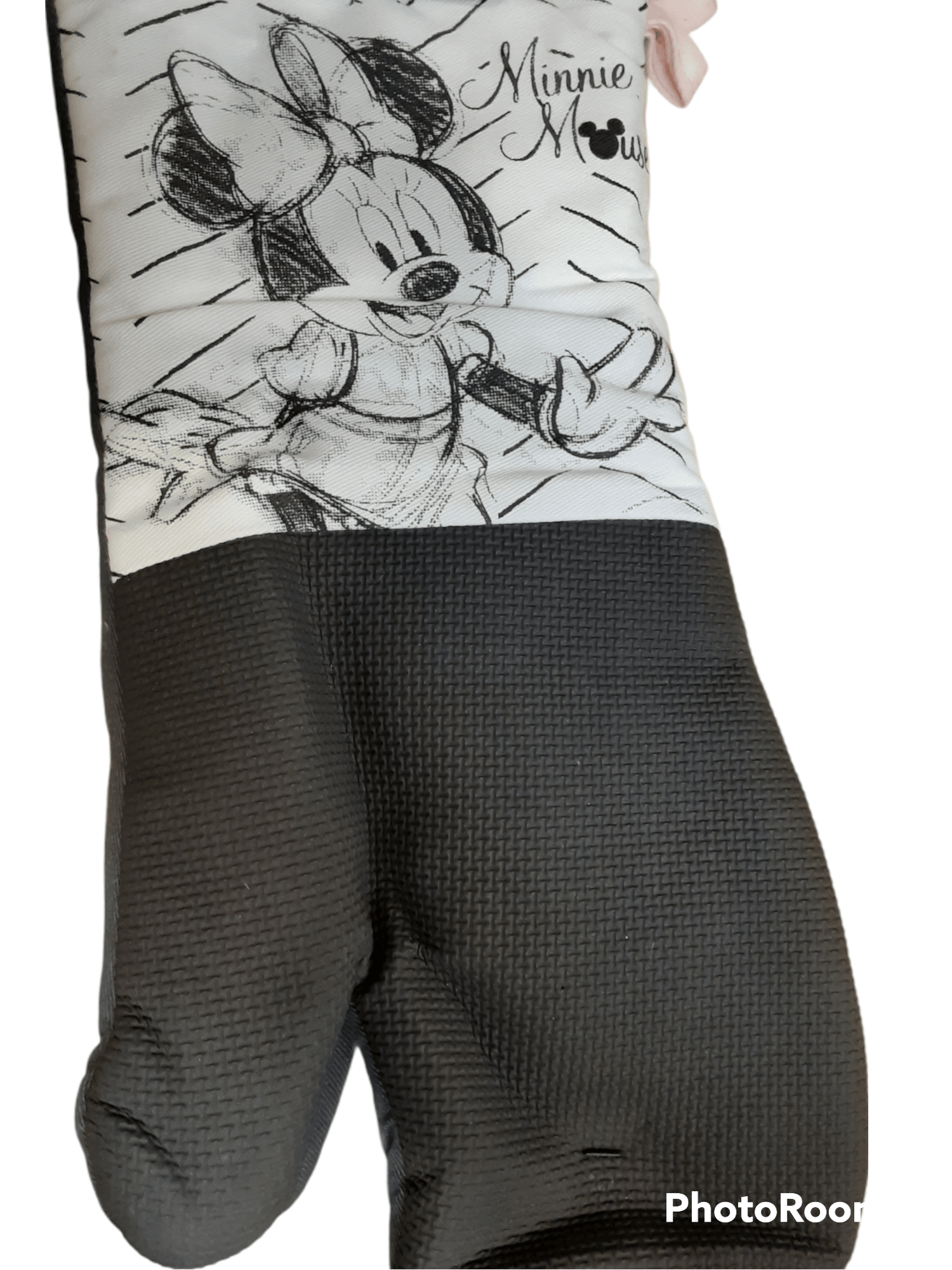 Disney Kitchen Neoprene Oven Mitts, 2pk Minnie Stripe