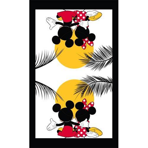 Disney Kitchen Towel Single Mickey Minnie Sunset