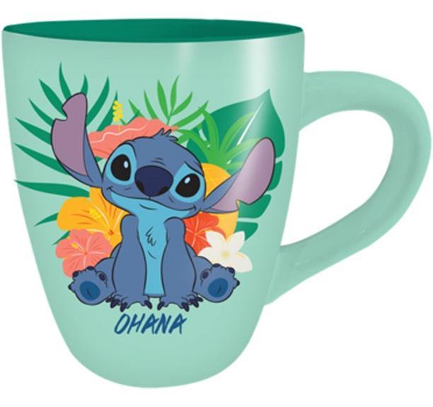 Stitch Cup With Straw Floral Disney Cartoon Lilo And Stitch Aloha