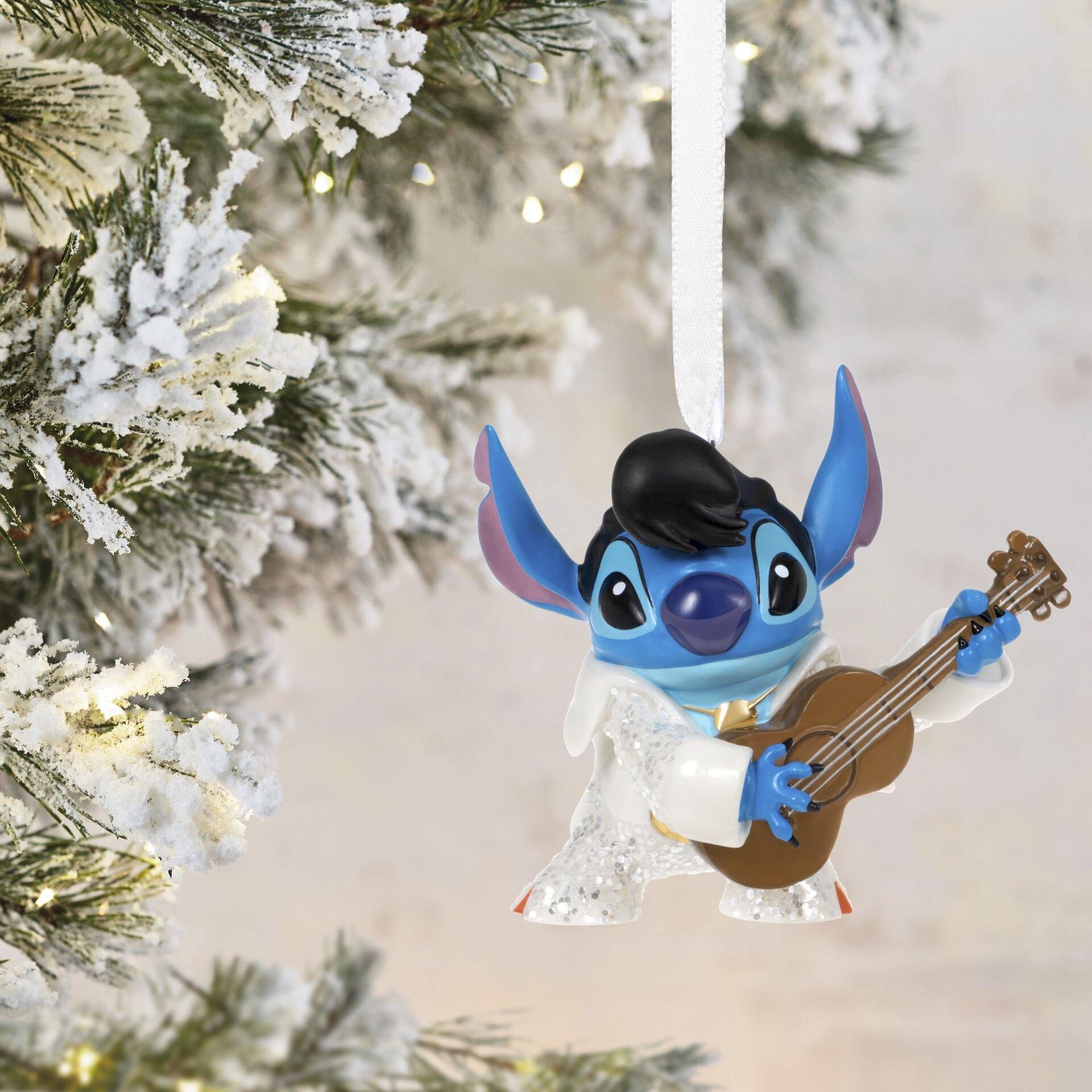 Disney Lilo & Stitch Rockstar Stitch Porcelain Ornament