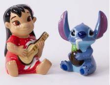 Disney Lilo & Stitch Ceramic Salt and Pepper Shakers | Set of 2