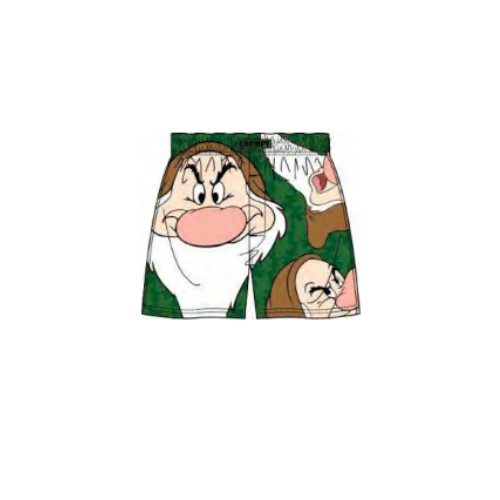 Disney Mens All Over Grumpy Boxers Green