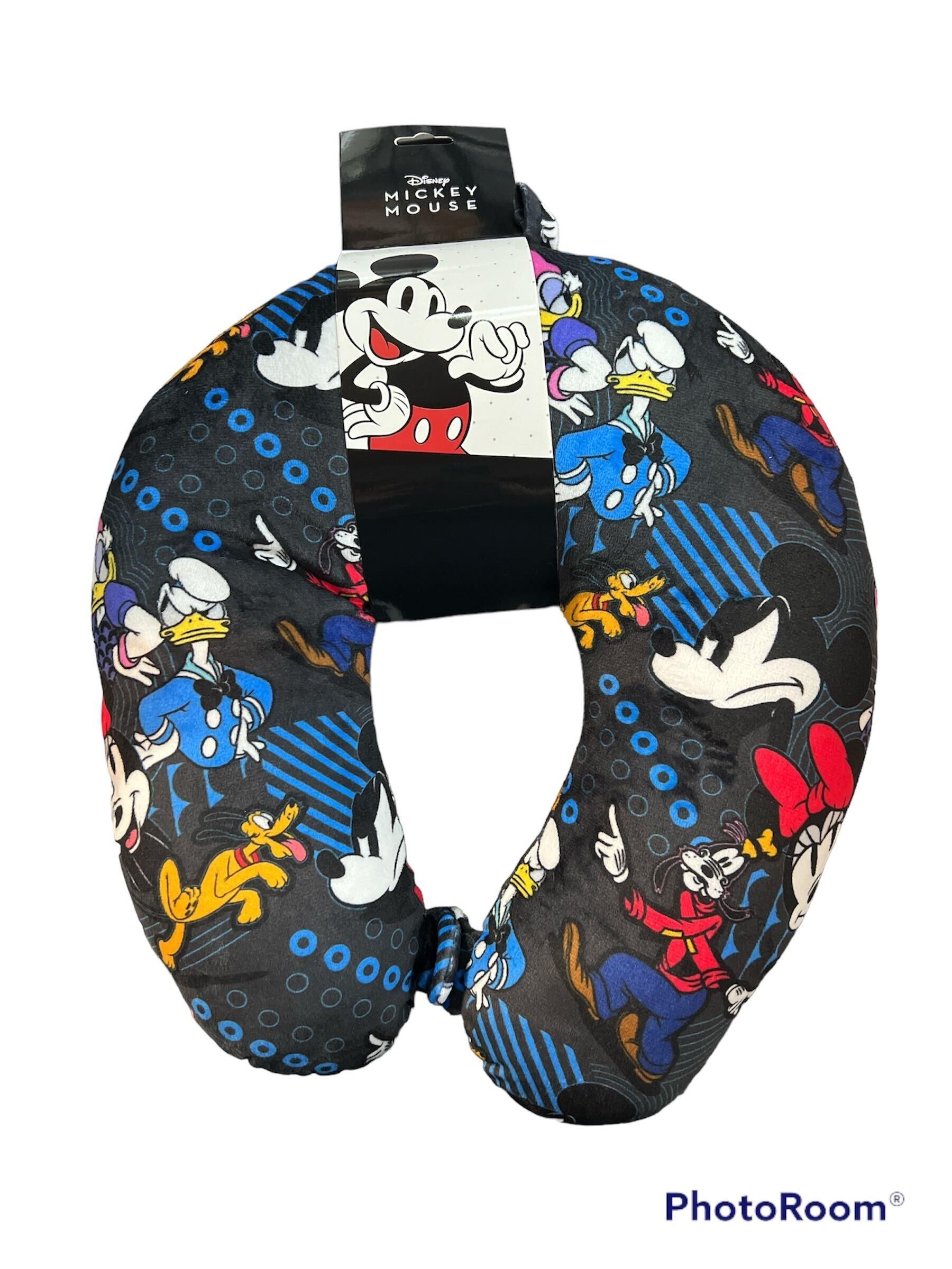 Disney Mickey and Gang Black Travel Pillow
