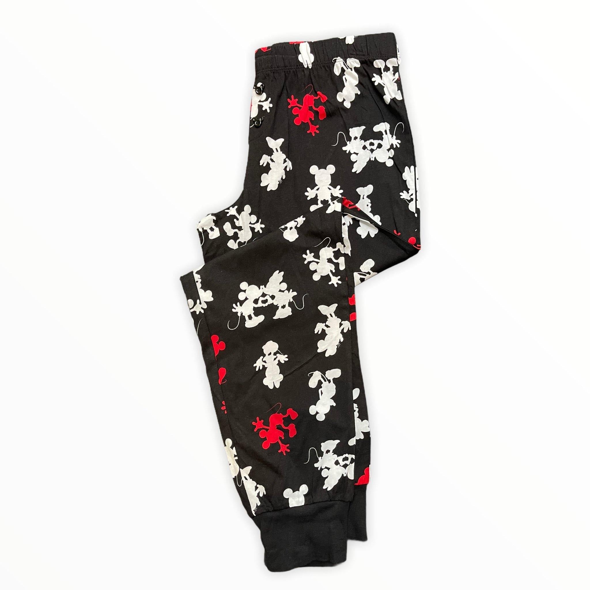Disney Mickey and Minnie Black Sleep Joggers