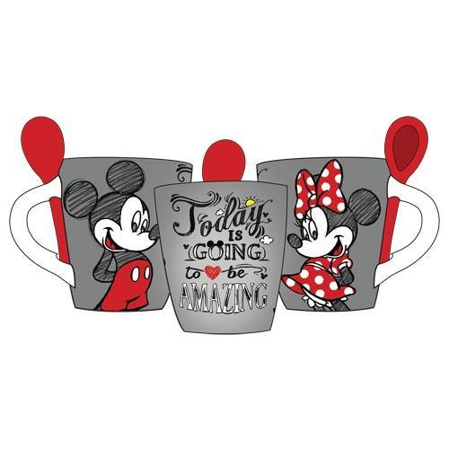 Disney Mickey n Minnie Espresso Spoon Mug