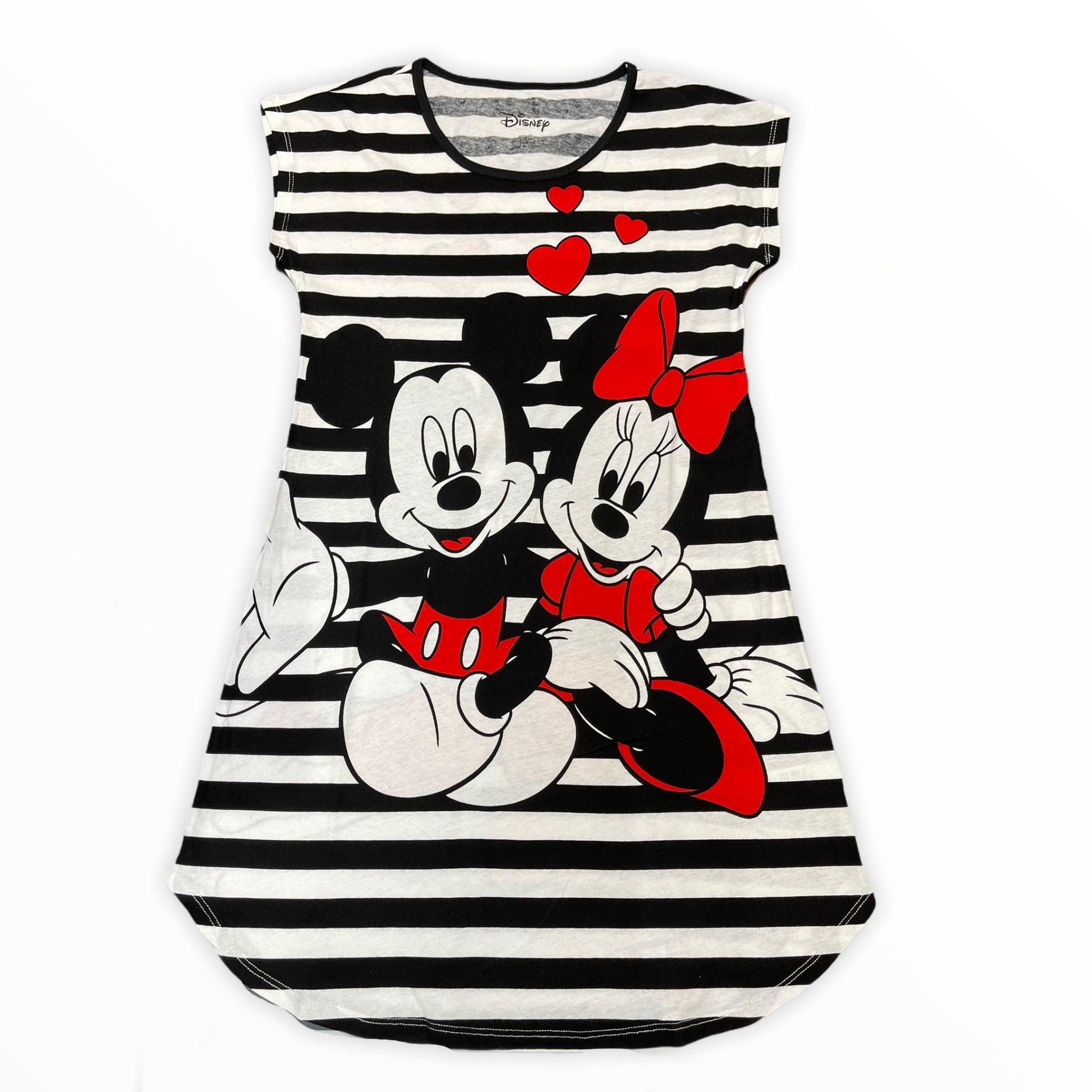 Disney Mickey & Minnie Front & Back Night Gown Tee