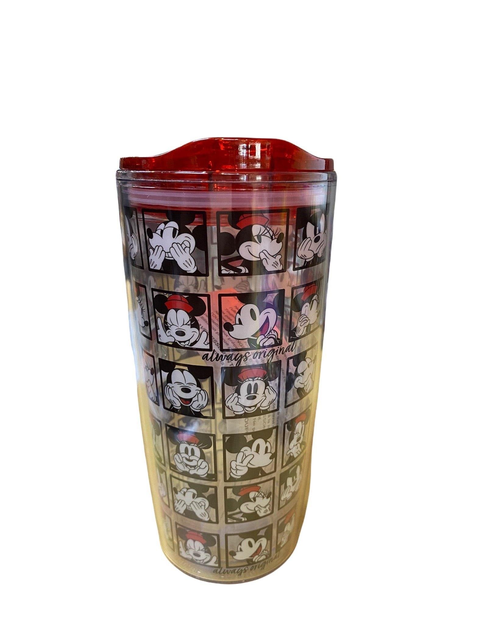 Disney Mickey & Minnie Grid Double Wall Tumbler 20oz