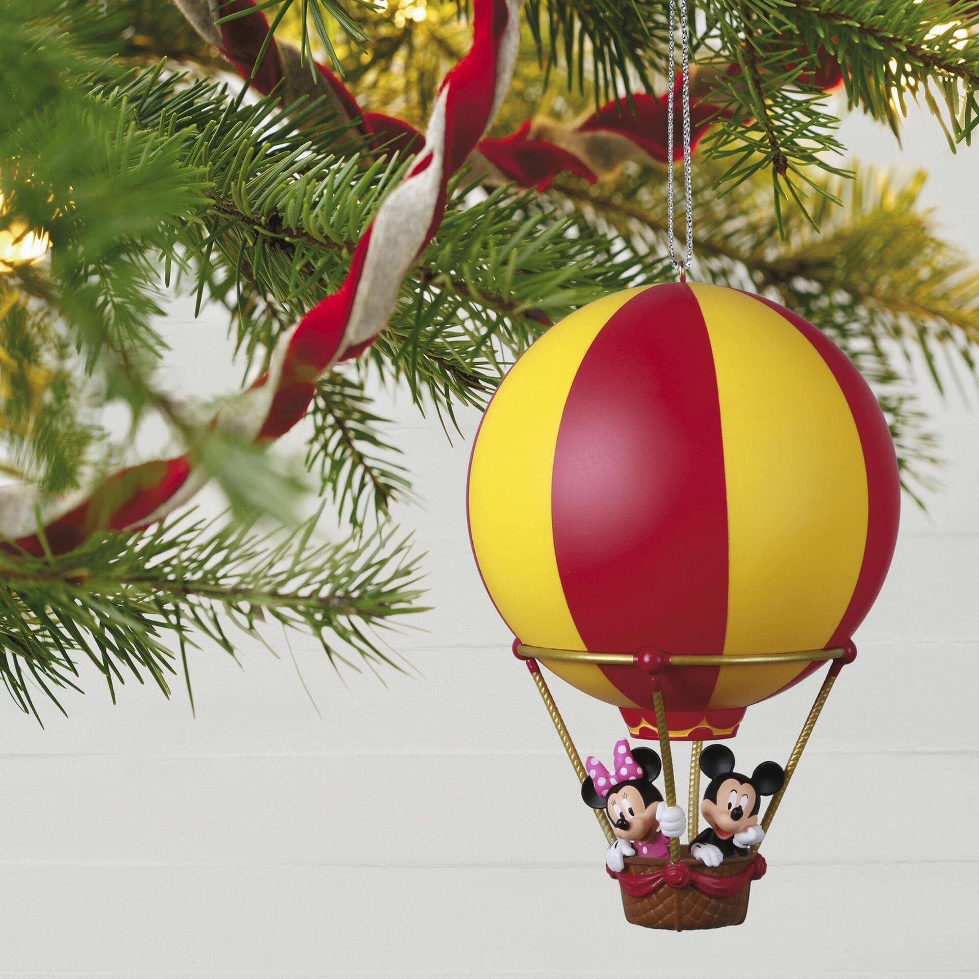 Disney Mickey and Minnie High Flying Friends Hot Air Balloon Ornament