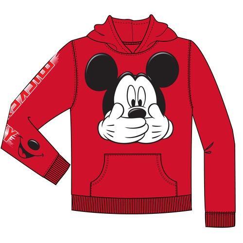 Disney Mickey Big Smile Boys Youth Pullover Hoodie