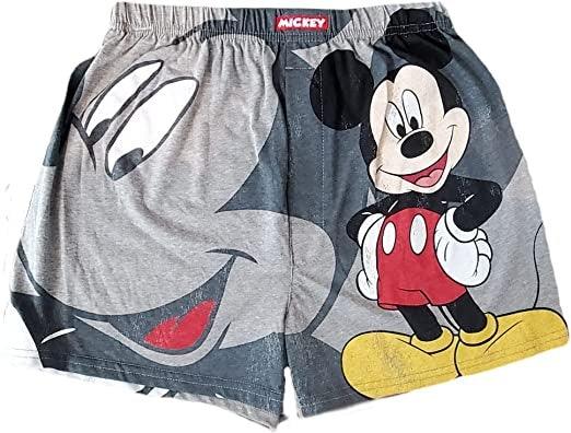Disney Mickey Boxer Big Face, Gray