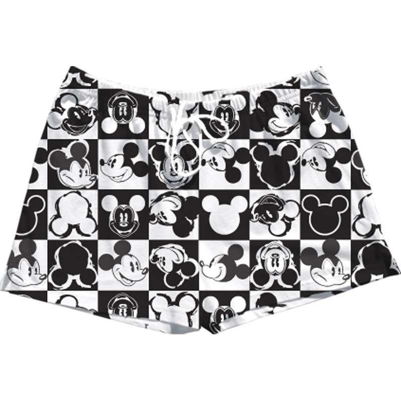 Disney Mickey Checker Print Shorts